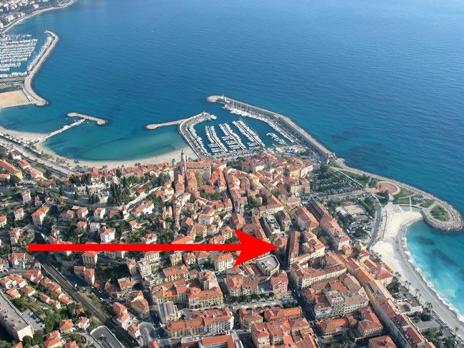 La Terrasse Gallieni Apartman Menton Kültér fotó